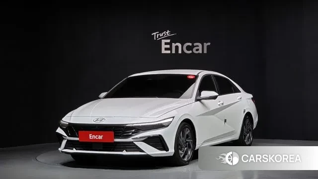 Hyundai The New Avante Hybrid (CN7) 2025 Белый из Кореи