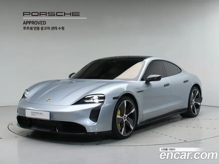 Porsche Taycan 2023 Серебряный из Кореи