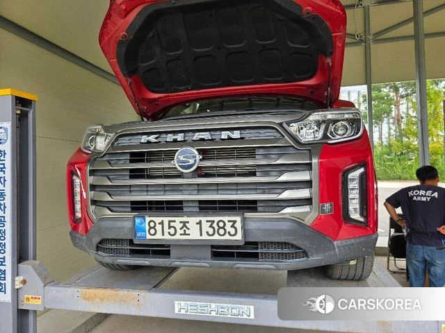 Ssangyong The New Rexton Sports Cannes 2022 Красный из Кореи