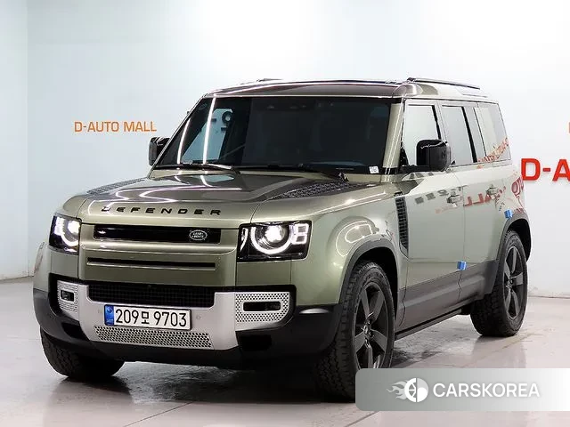Land Rover Defender (L663) 2021 Зеленый из Кореи