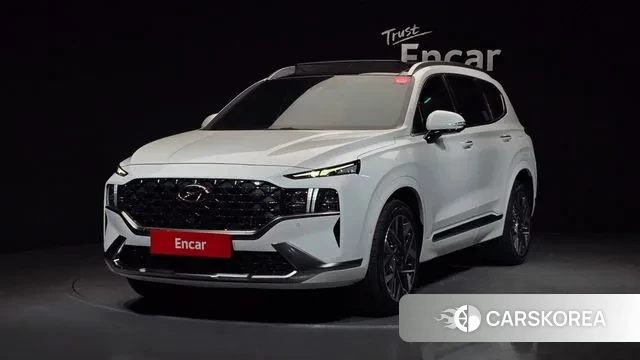 Hyundai The New Santa Fe 2022 Белый из Кореи