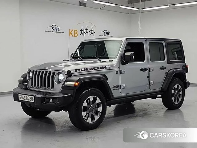 Jeep Wrangler (JL) 2018 Серебряный двухцветный из Кореи