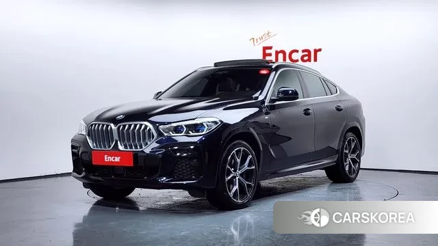 BMW X6 (G06) 2022 Черный из Кореи