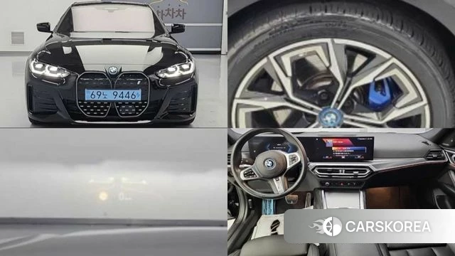 BMW i4 2023 Черный из Кореи