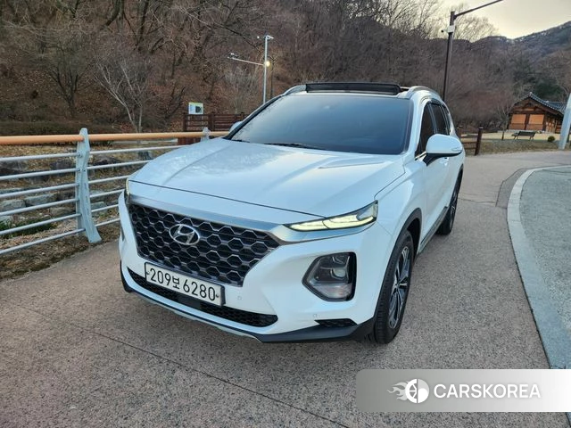Hyundai Santa Fe TM 2018 Белый из Кореи