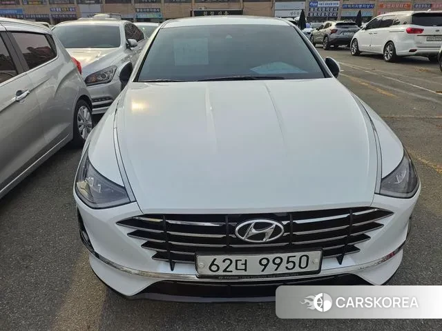 Hyundai Sonata (DN8) 2019 Белый из Кореи