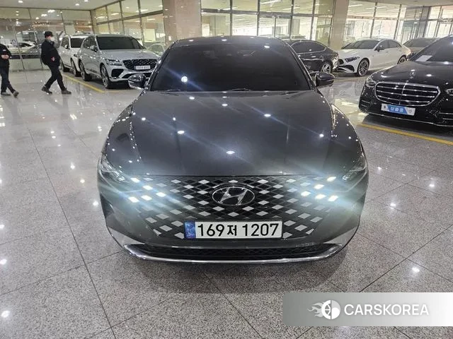 Hyundai The New Grandeur IG Hybrid 2020 Серый из Кореи