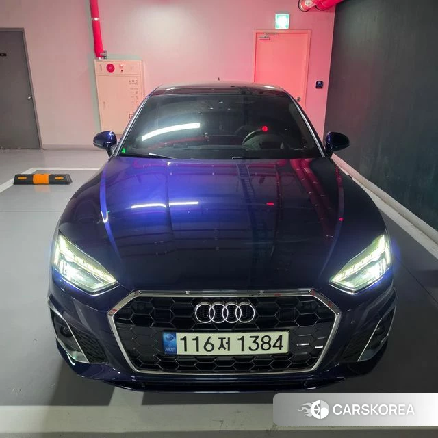 Audi A5 (F5) 2021 Синий из Кореи