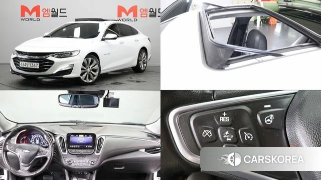 Chevrolet (GM Daewoo) The New Malibu 2019 Белый из Кореи