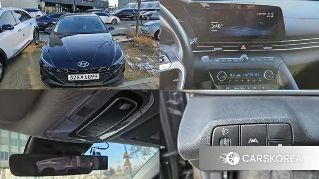 Hyundai Avante (CN7) 2021 Черный из Кореи