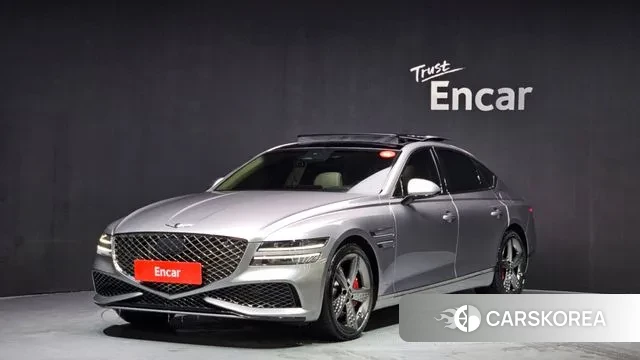 Genesis G80 (RG3) 2023 Серебристо-серый из Кореи
