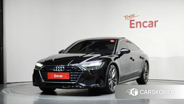 Audi A7 (4K) 2021 Черный из Кореи