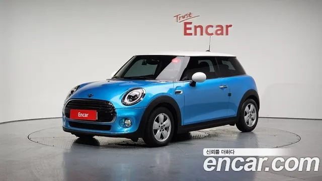 Mini Cooper 2019 Небесно-голубой из Кореи