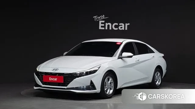 Hyundai Avante (CN7) 2021 Белый из Кореи