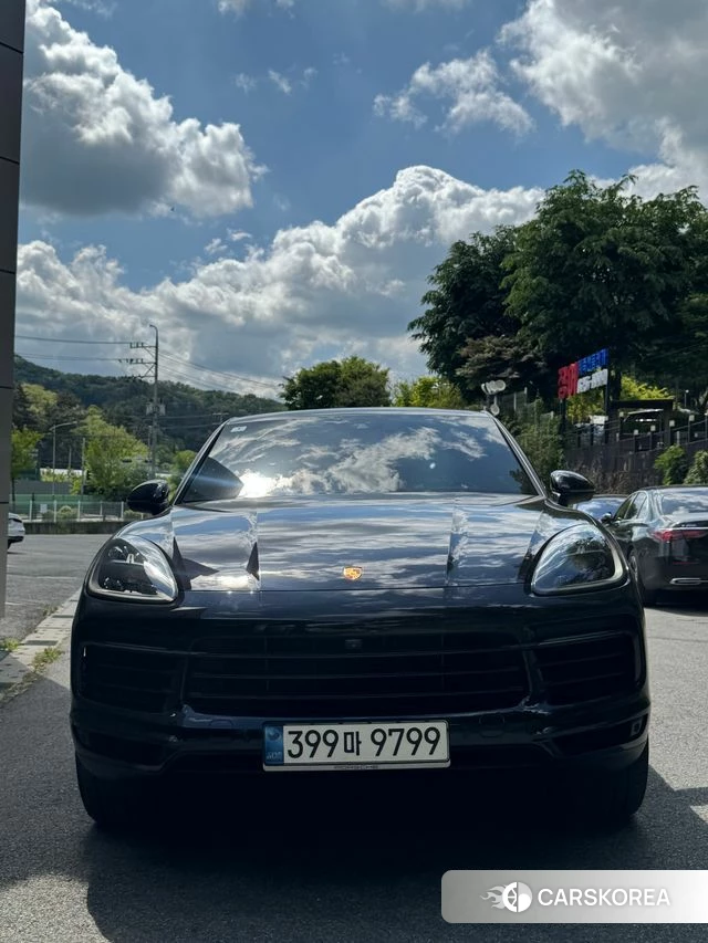 Porsche Cayenne (PO536) 2021 Черный из Кореи