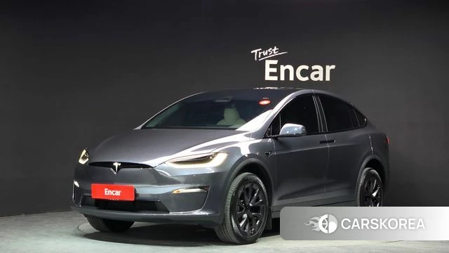 Tesla Model X 2023 Серый из Кореи