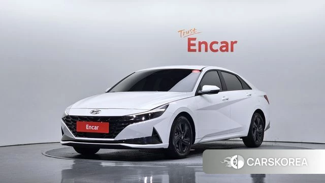 Hyundai Avante (CN7) 2023 Белый из Кореи