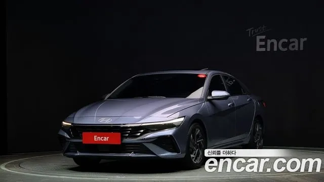 Hyundai The New Avante (CN7) 2023 Светло-серебряный цвет из Кореи
