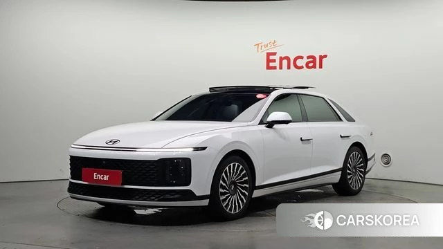 Hyundai Grandeur Hybrid (GN7) 2024 Белый из Кореи