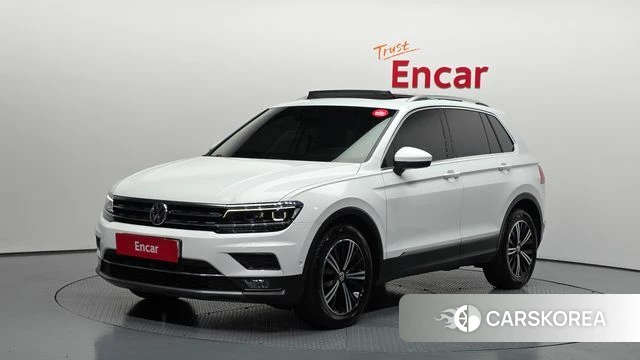 Volkswagen Tiguan second Generation 2018 Белый из Кореи