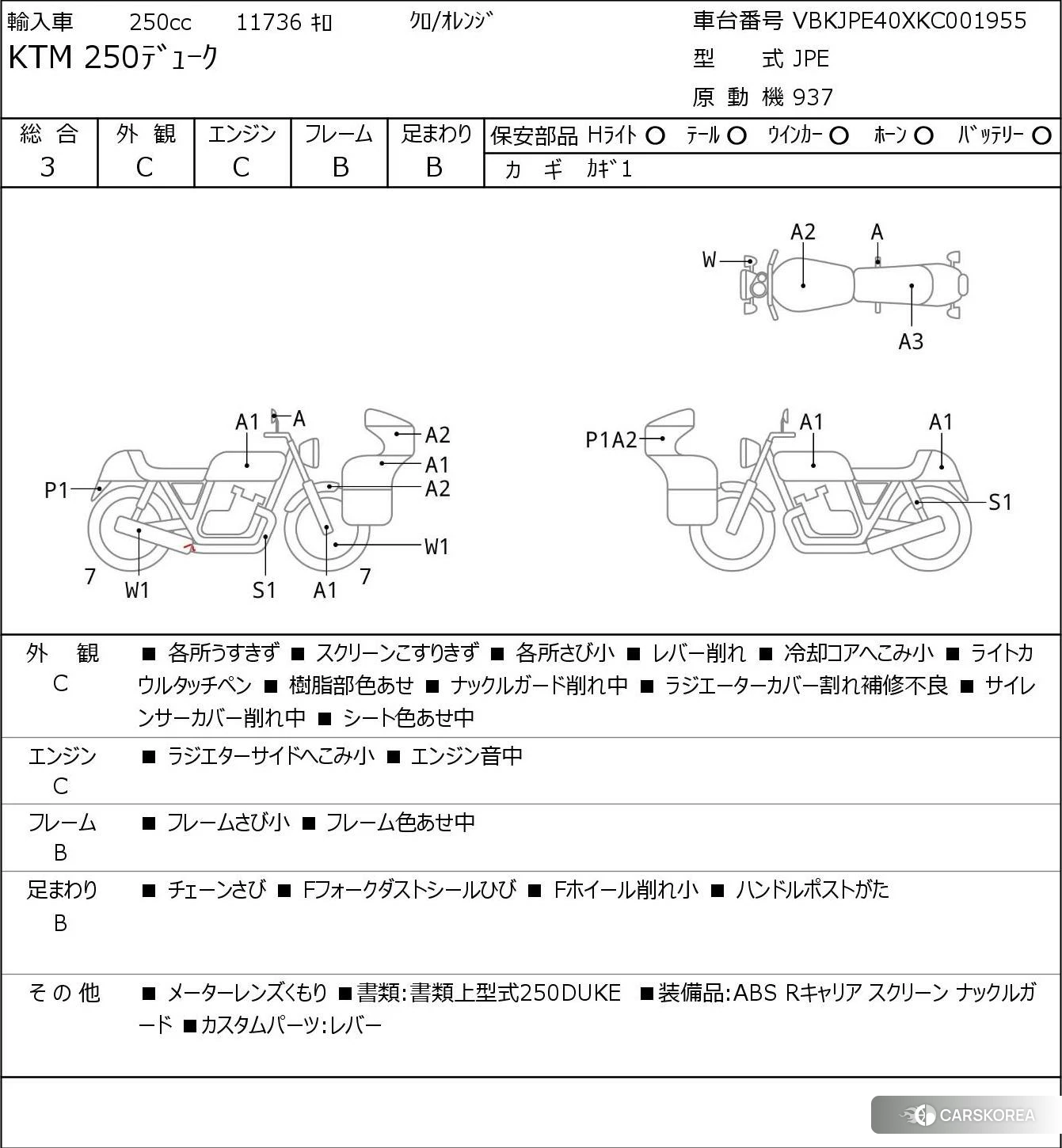 KTM 250 DUKE 2019 из Японии, фото 5