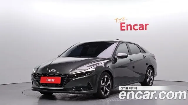 Hyundai Avante (CN7) 2021 Серый из Кореи