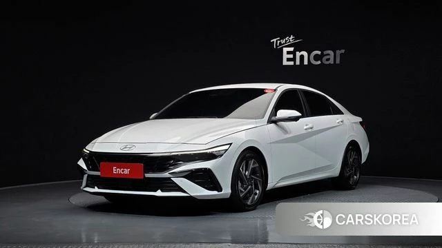 Hyundai The New Avante (CN7) 2024 Белый из Кореи