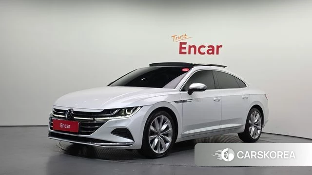 Volkswagen Arteon 2022 Белый из Кореи