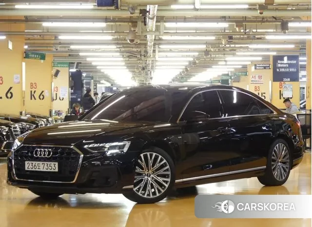 Audi A8 (D5) 2022 Черный из Кореи