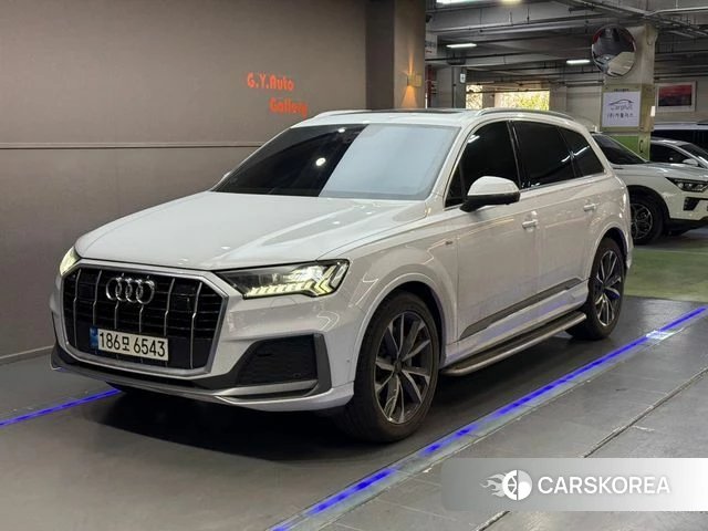 Audi Q7 (4M) 2021 Белый из Кореи