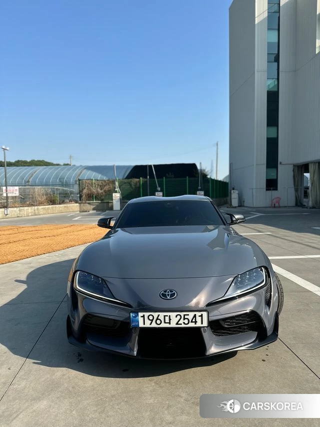 Toyota Supra 5th Generation 2024 Небесно-голубой из Кореи