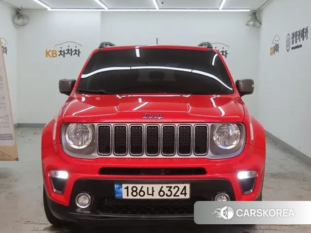 Jeep Renegade 2021 Красный из Кореи