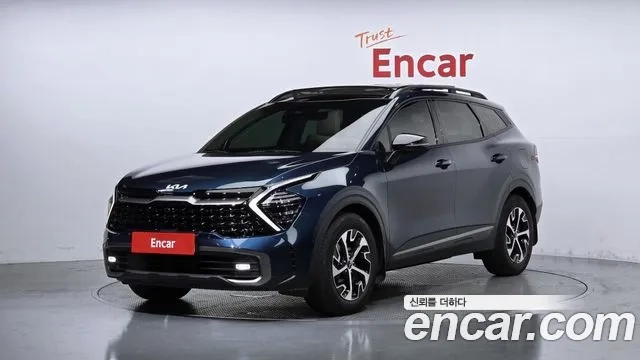 Kia Sportage 5th Generation Hybrid 2021 Синий из Кореи