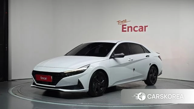 Hyundai Avante (CN7) 2021 Белый из Кореи