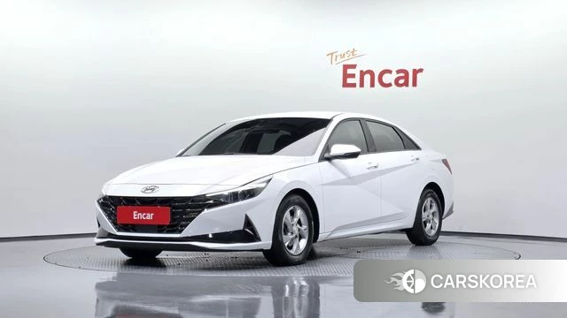 Hyundai Avante (CN7) 2021 Белый из Кореи