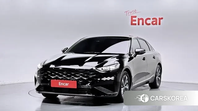 Kia K8 Hybrid 2021 Черный из Кореи