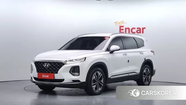 Hyundai Santa Fe TM 2019 Белый из Кореи
