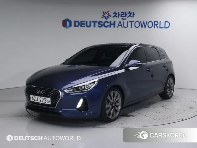 Hyundai i30 (PD) 2018 Синий из Кореи