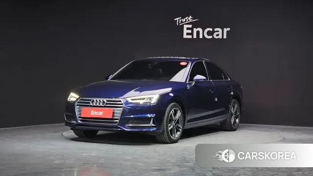 Audi A4 (B9) 2019 Синий из Кореи