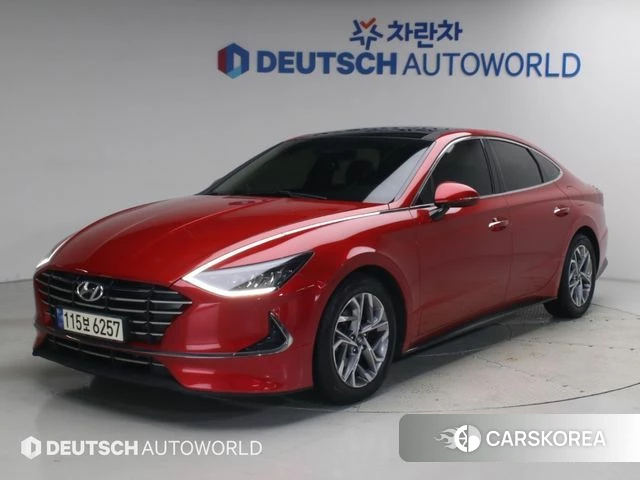 Hyundai Sonata (DN8) 2020 Красный из Кореи