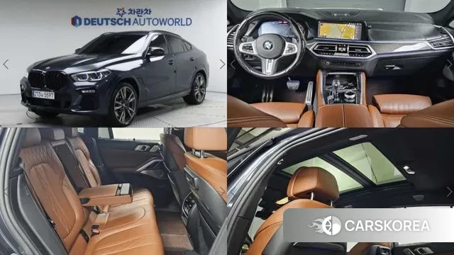 BMW X6 (G06) 2021 Серый из Кореи