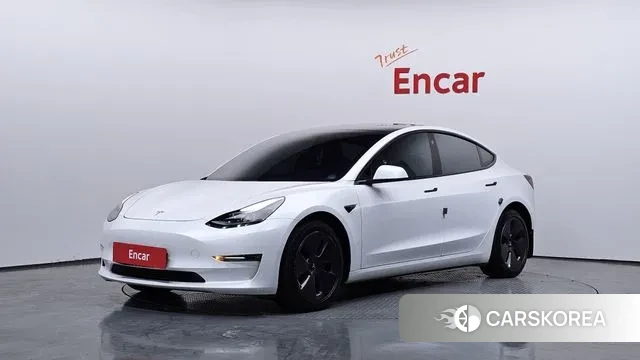 Tesla Model 3 2021 Белый из Кореи