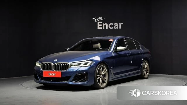 BMW 5 Series (G30) 2021 Синий из Кореи