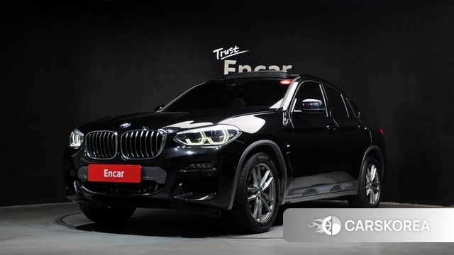 BMW X4 (G02) 2020 Черный из Кореи