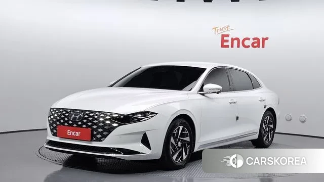 Hyundai The New Grandeur IG Hybrid 2021 Белый из Кореи