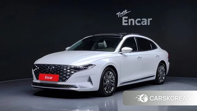 Hyundai The New Grandeur IG Hybrid 2021 Белый из Кореи