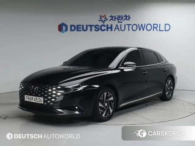 Hyundai The New Grandeur IG Hybrid 2021 Черный из Кореи