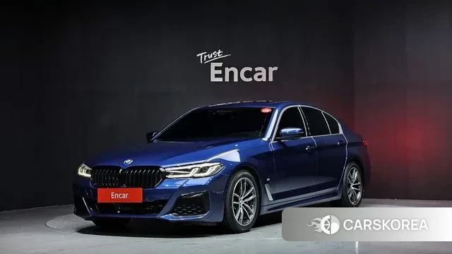 BMW 5 Series (G30) 2021 Синий из Кореи