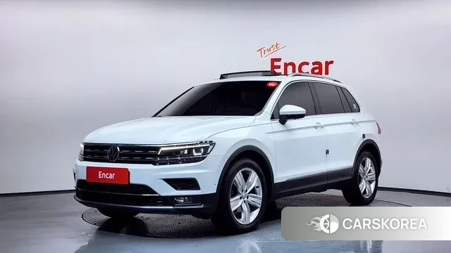 Volkswagen Tiguan second Generation 2020 Белый из Кореи