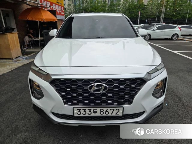 Hyundai Santa Fe TM 2019 Белый из Кореи